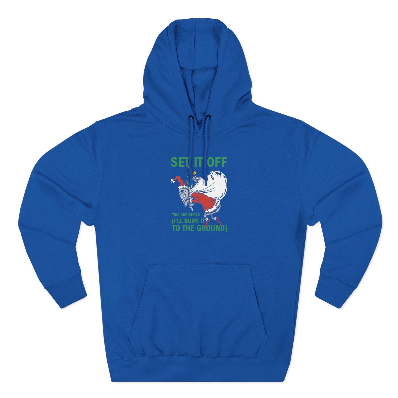Set It Off Grinch Three-Panel Fleece Hoodie