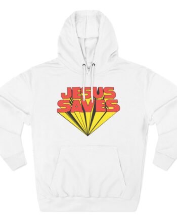 Keith Moon Jesus Saves Three-Panel Fleece Hoodie