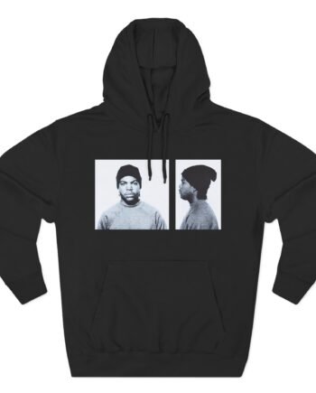 Ice Cube Mug Shot Three-Panel Fleece Hoodie