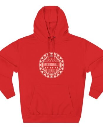 Anchor and Braille Three-Panel Fleece Hoodie