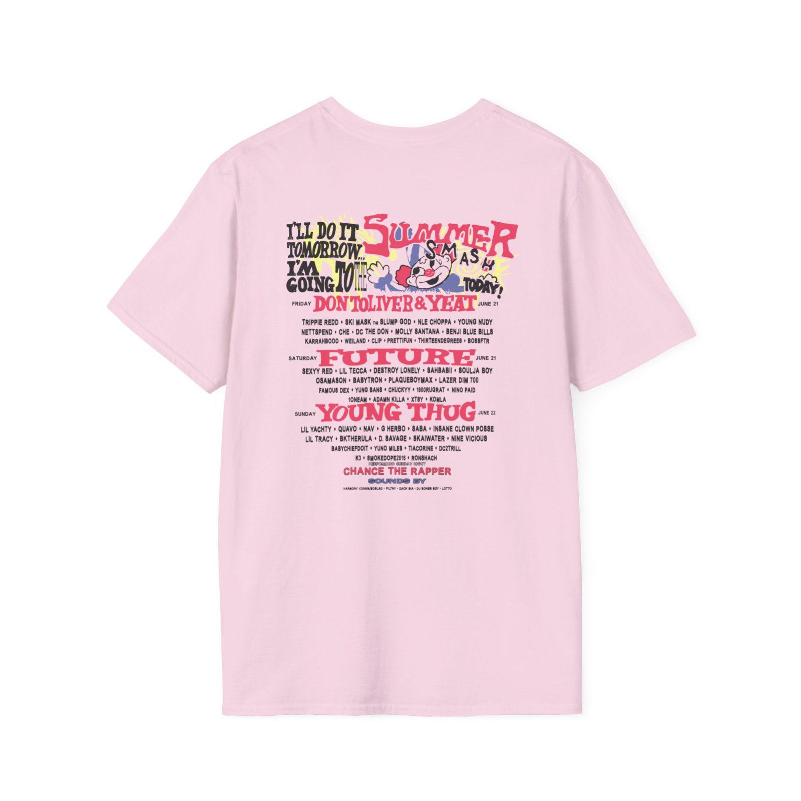 Summer Smash Do It Tomorrow Unisex Softstyle T-Shirt