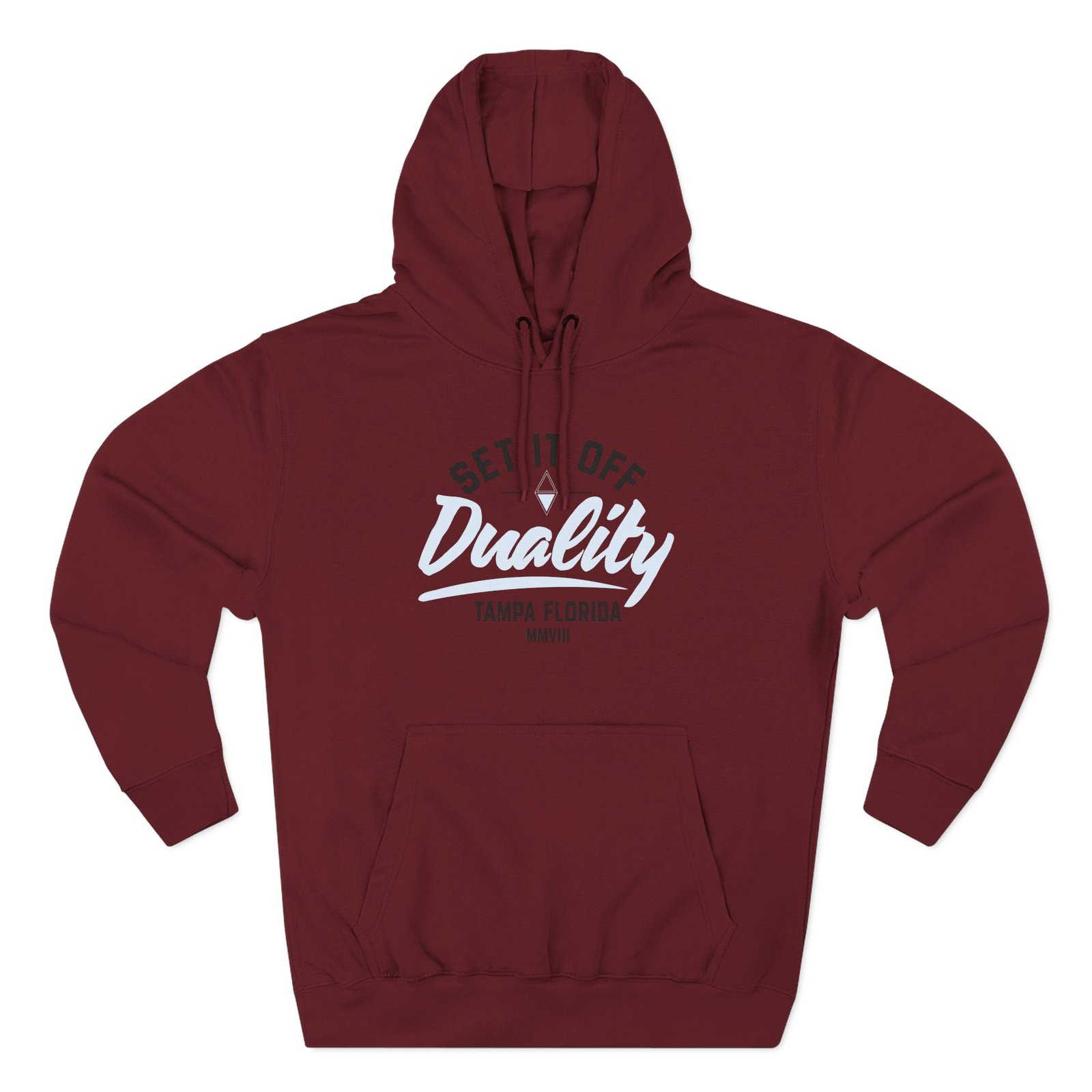 Set It Off Duality Logo Three-Panel Fleece Hoodie
