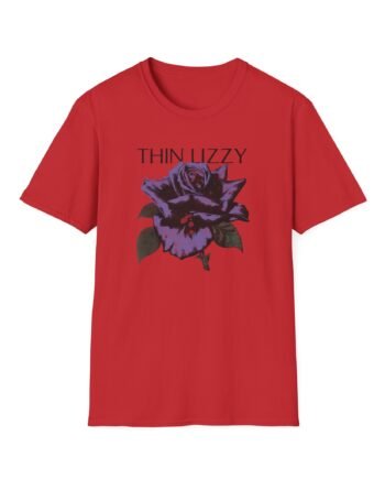 Thin Lizzy Rose Flourish Unisex Softstyle T-Shirt