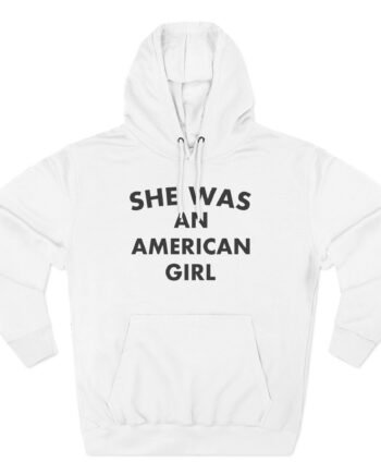 Tom Petty She Was an American Girl Three-Panel Fleece Hoodie