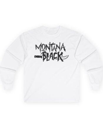 Montana Black Ultra Cotton Long Sleeve Tee