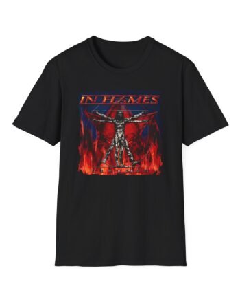 In Flames Clayman Album Art Unisex Softstyle T-Shirt