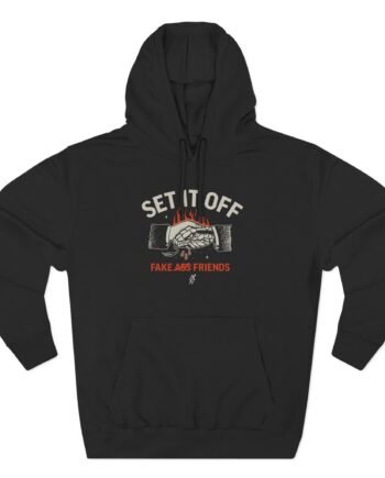 Set It Off FAF Three-Panel Fleece Hoodie