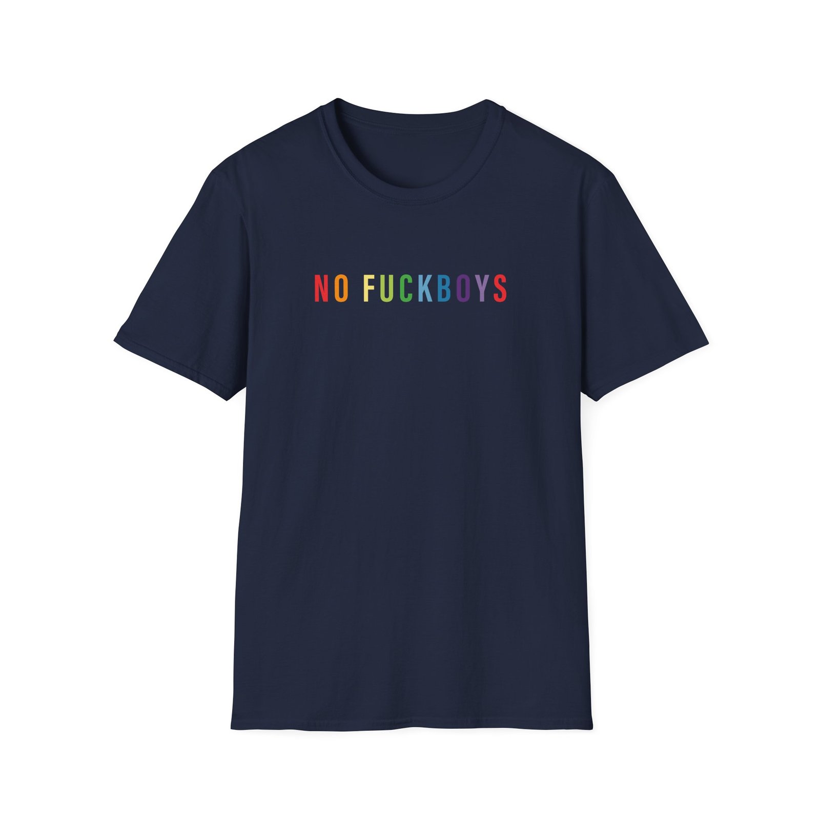 Red Handed No Fuckboys Unisex Softstyle T-shirt