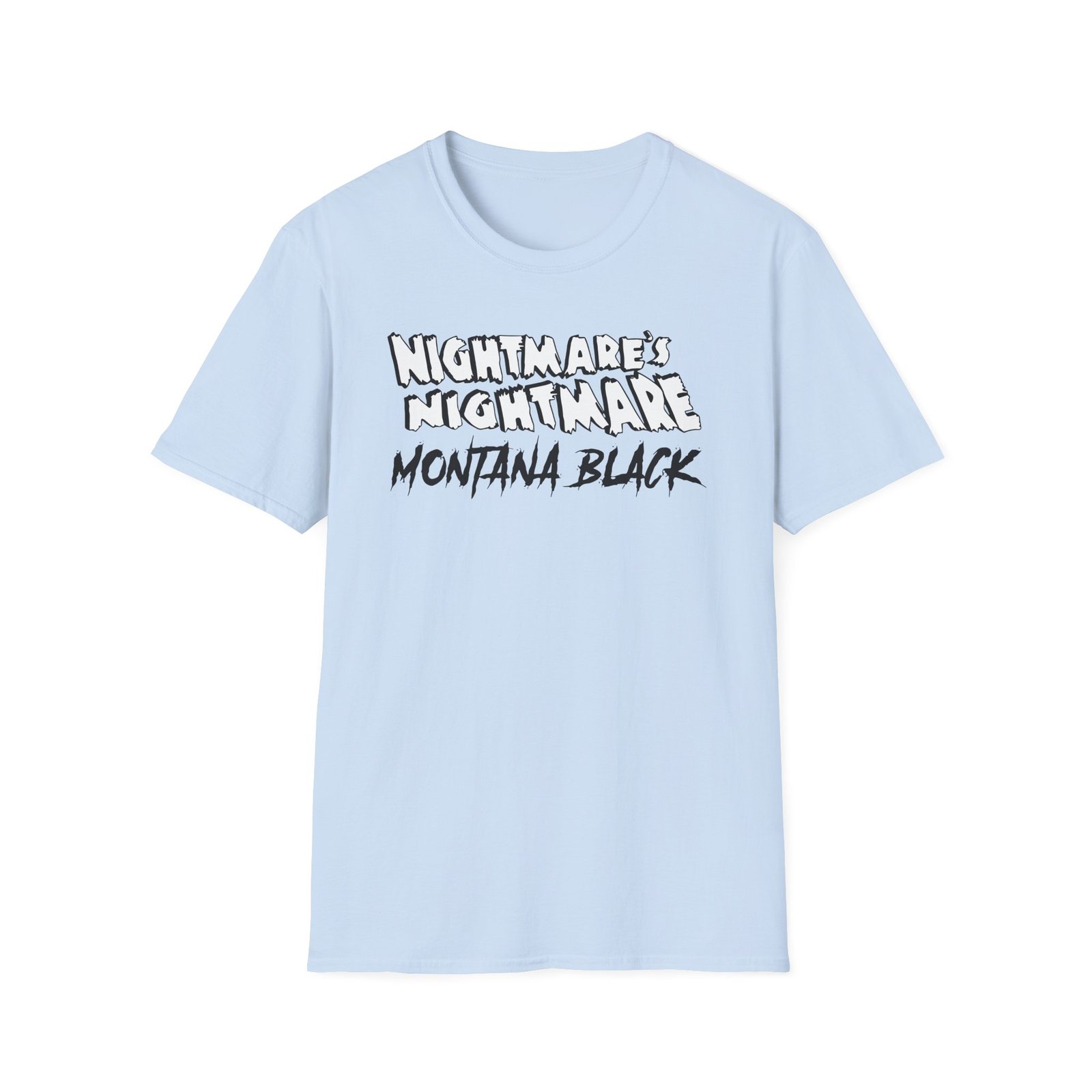 Montana Black Nightmare's Nightmare Montana Black Unisex Softstyle T-shirt