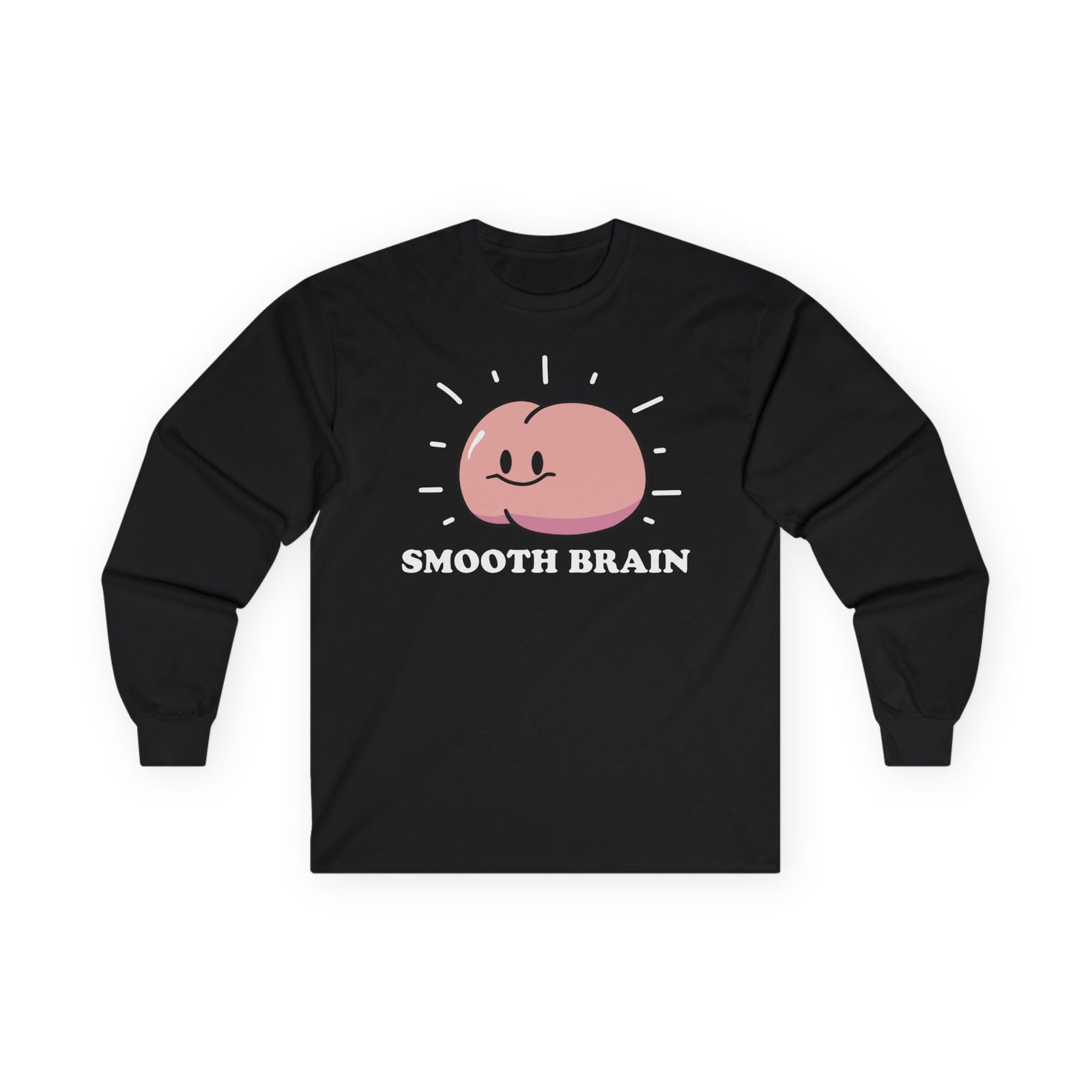 Haminations Smooth Brain Unisex Ultra Cotton Long Sleeve Tee