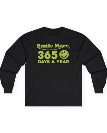 Roman Atwood Smile More 365 Unisex Ultra Cotton Long Sleeve Tee