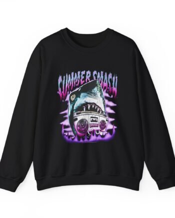 Summer Smash Shark Unisex Heavy Blend™ Crewneck Sweatshirt