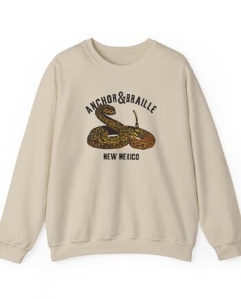 Anchor and Braille Rattle Snake Unisex Heavy Blend™ Crewneck Sweatshirt