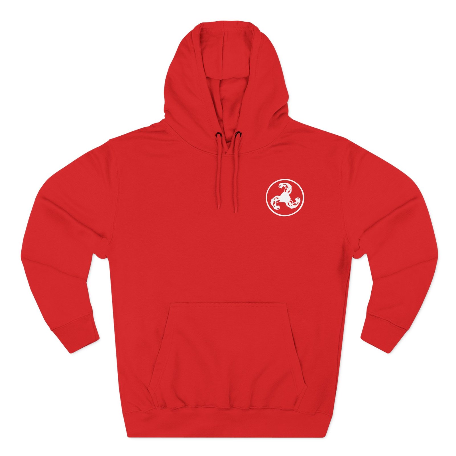 Bicep Logo Three-Panel Fleece Hoodie