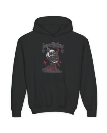 Youth Bewitcher Skull Heavy Blend Hooded Sweatshirt
