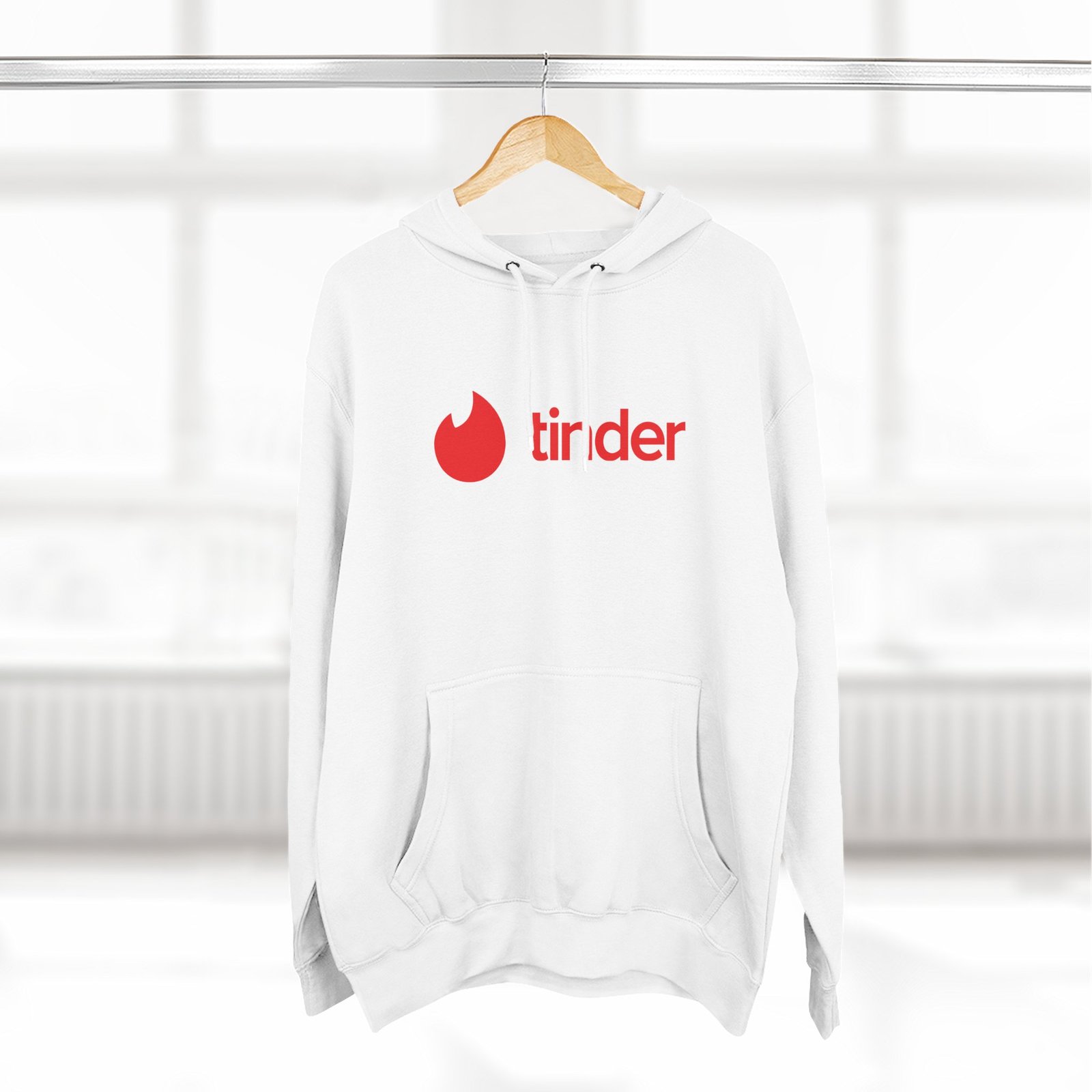 Red Handed Tinder Three-panel Fleece Hoodie