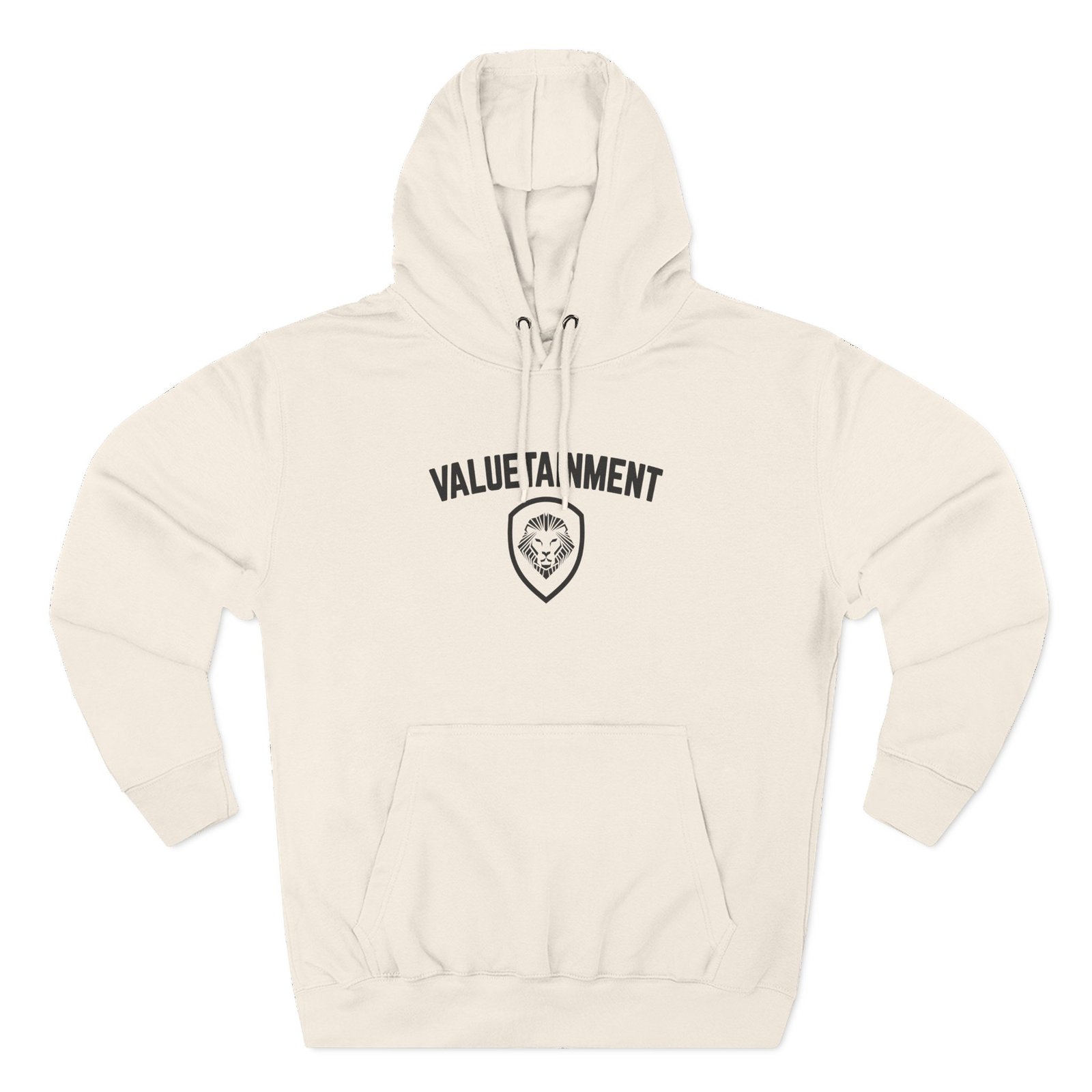 Valuetainment Three-Panel Fleece Hoodie