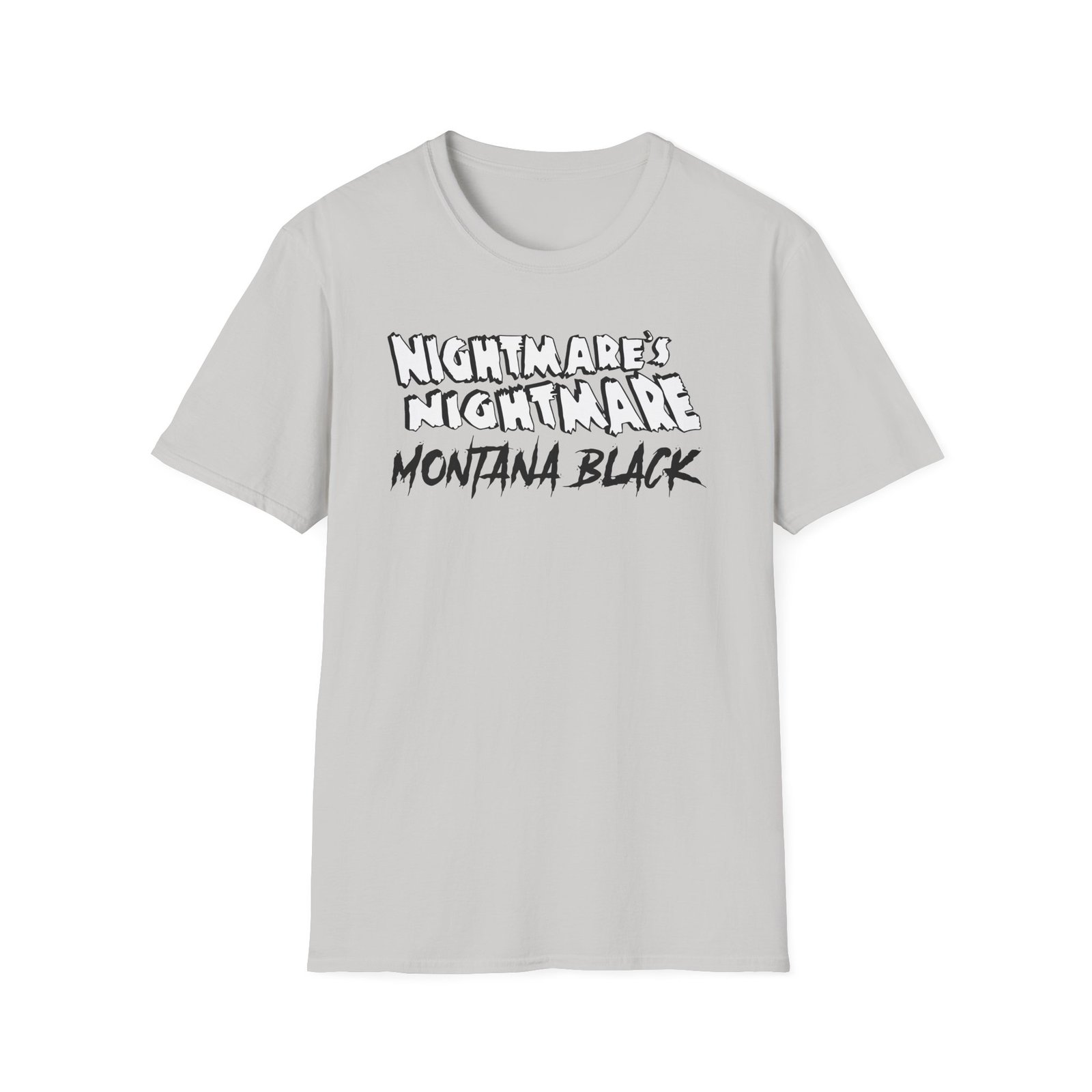 Montana Black Nightmare's Nightmare Montana Black Unisex Softstyle T-shirt