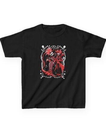 Kids Hazbin Hotel Rosie & Alastor Ace Heavy Cotton™ Tee