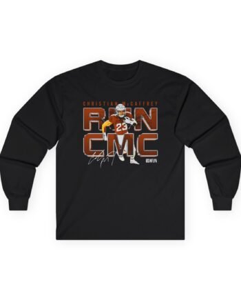 Christian Mccaffrey Run CMC Metal Unisex Ultra Cotton Long Sleeve Tee