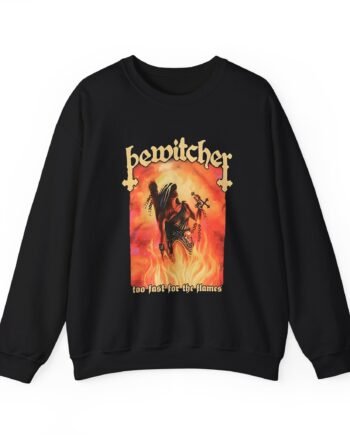 Bewitcher Too Fast for the Flames Unisex Heavy Blend™ Crewneck Sweatshirt