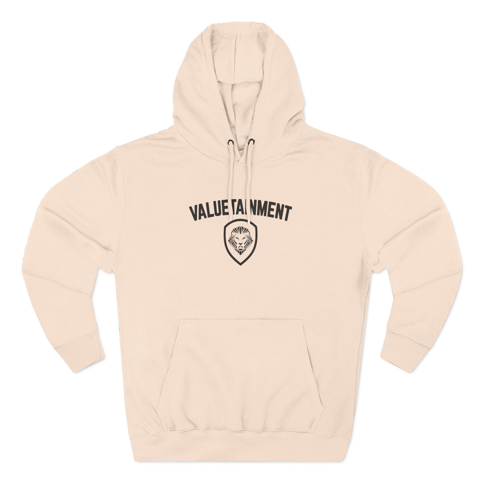 Valuetainment Three-Panel Fleece Hoodie