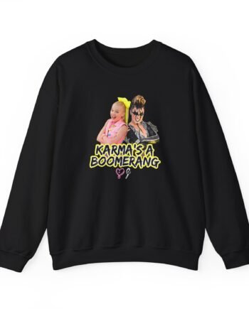 Jojo Siwa Karma's a Boomerang Unisex Heavy Blend™ Crewneck Sweatshirt