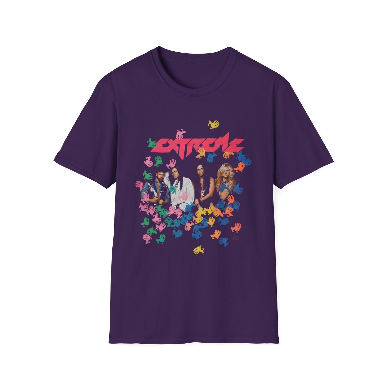 Extreme 90s Get the Funk Out Rock Band Unisex Softstyle T-Shirt
