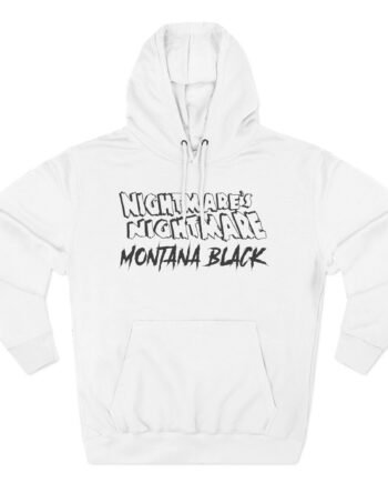 Montana Black Nightmare's Nightmare Montana Black Three-Panel Fleece Hoodie