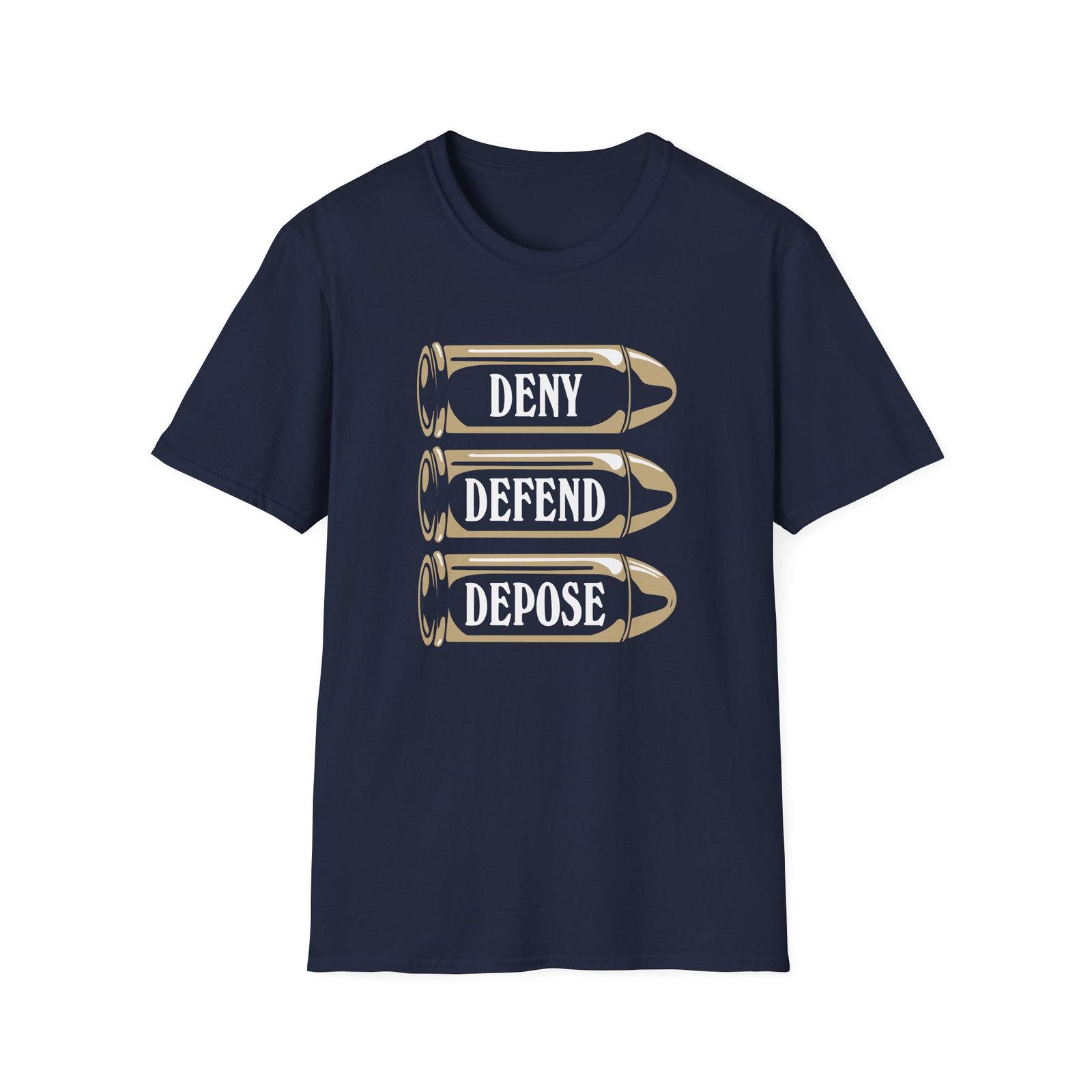 Deny Defend Depose Unisex Softstyle T-Shirt