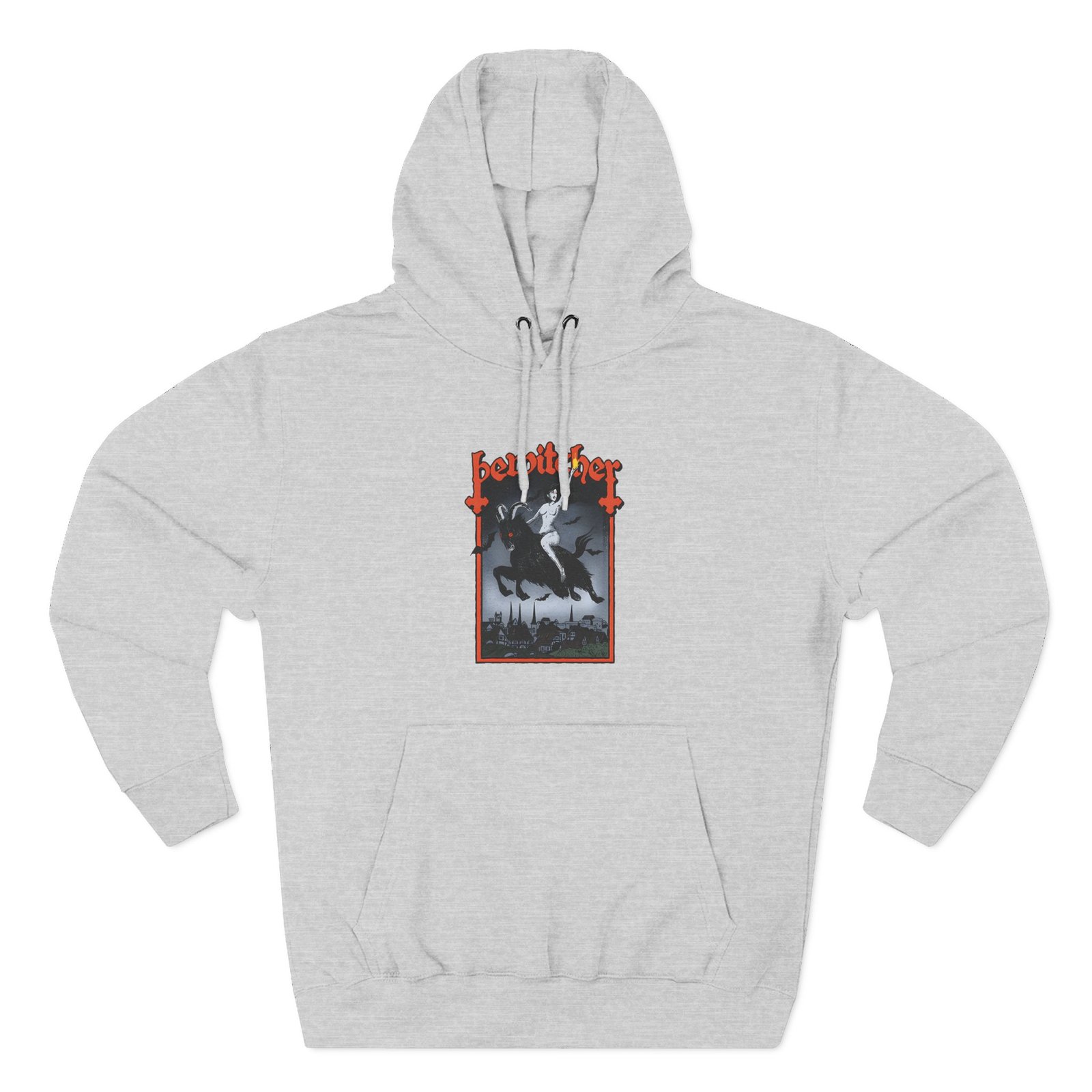 Bewitcher Goat Three-Panel Fleece Hoodie