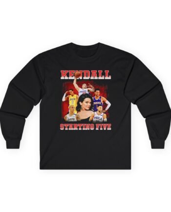 Kim Kardashian Kendall Starting 5 Unisex Ultra Cotton Long Sleeve Tee