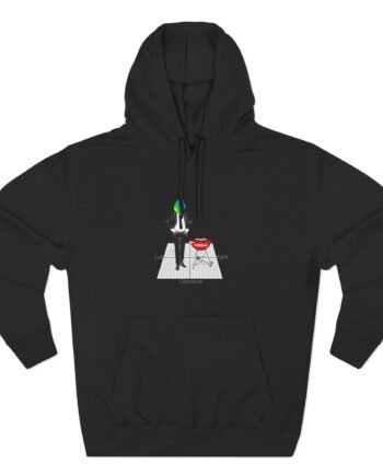 Martincitopants Three-panel Fleece Hoodie