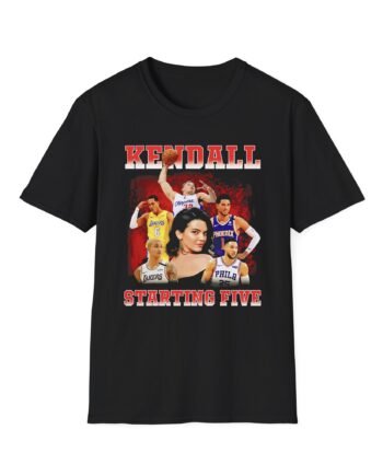 Kim Kardashian Kendall Starting 5 Unisex Softstyle T-Shirt