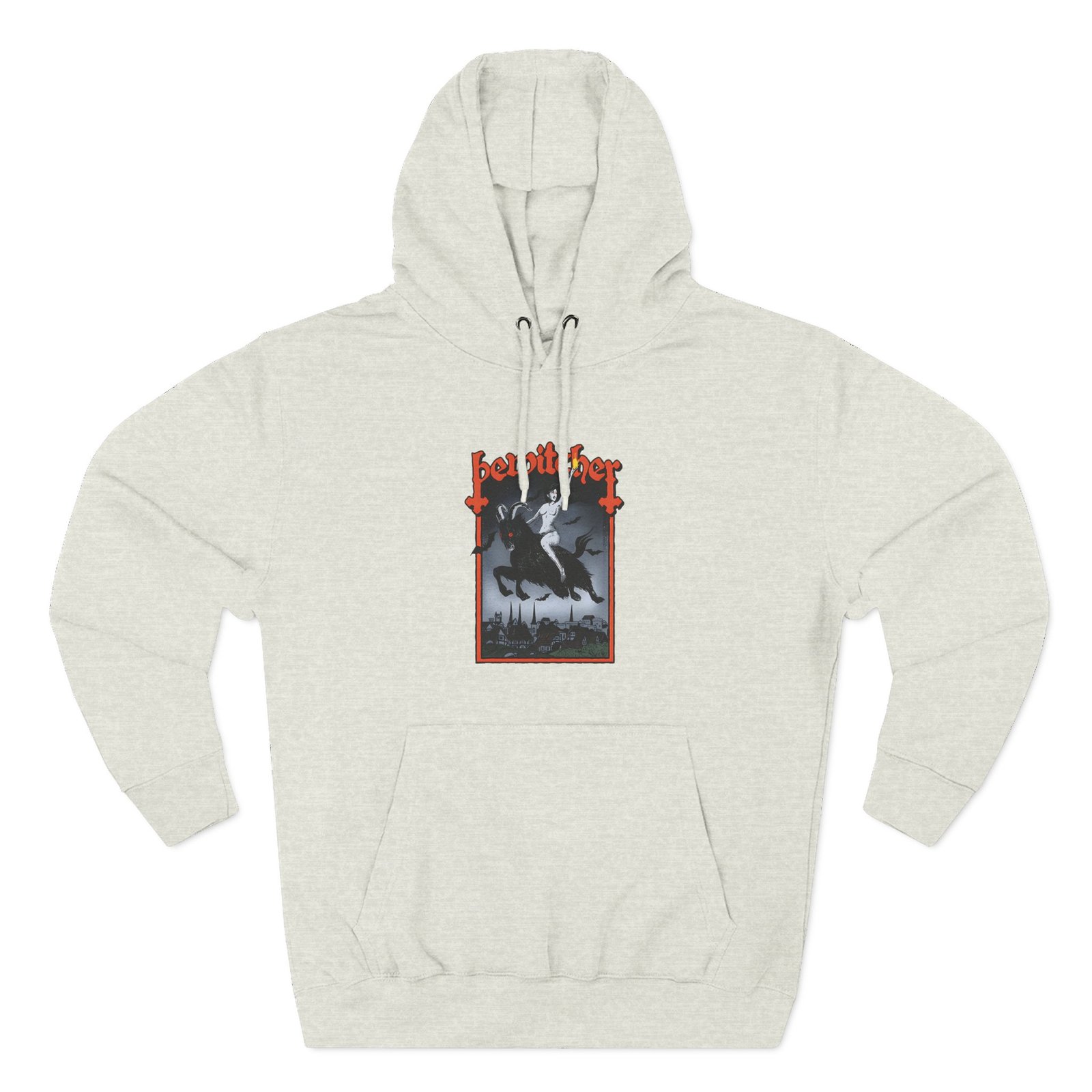 Bewitcher Goat Three-Panel Fleece Hoodie