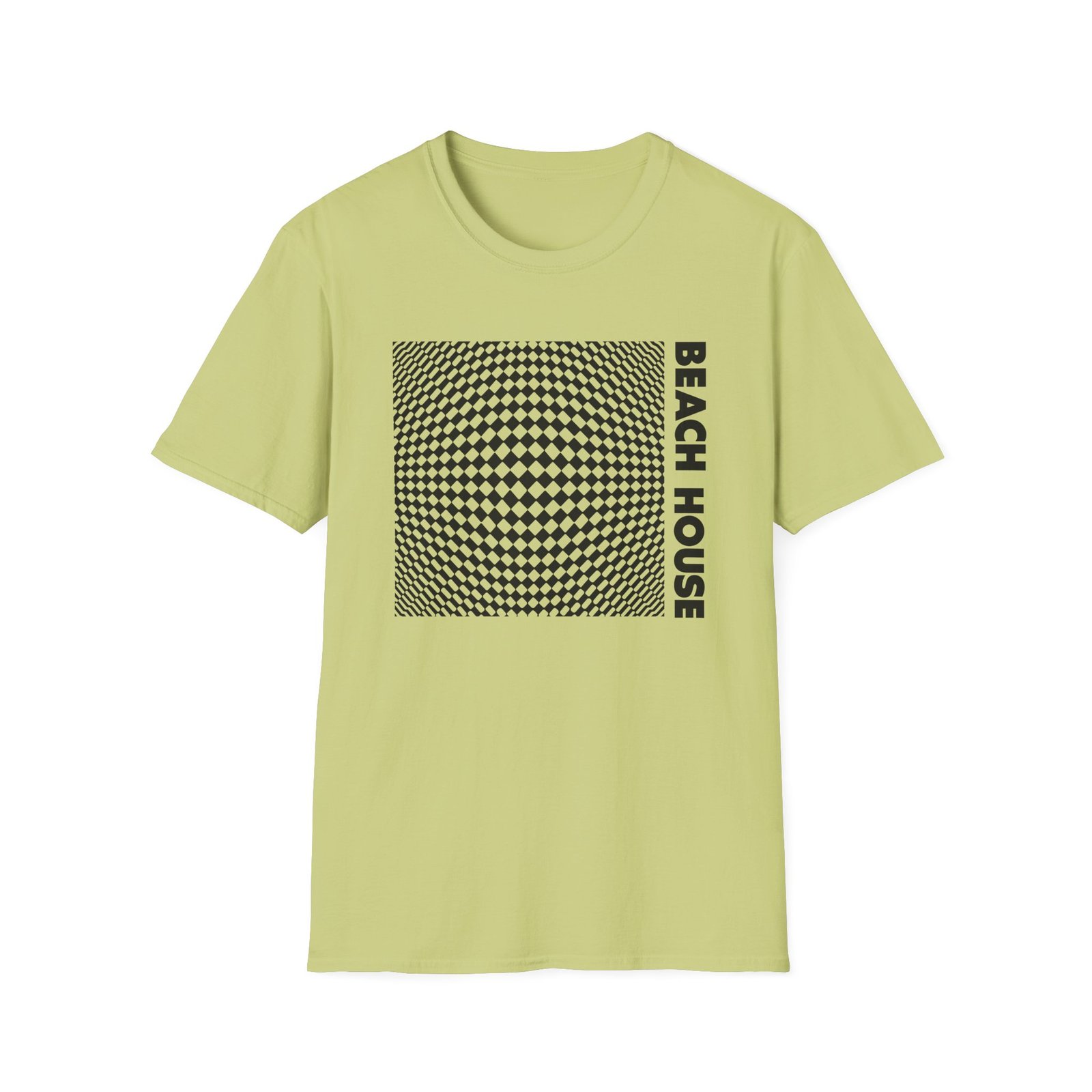 Beach House 7 Op Art Unisex Softstyle T-Shirt