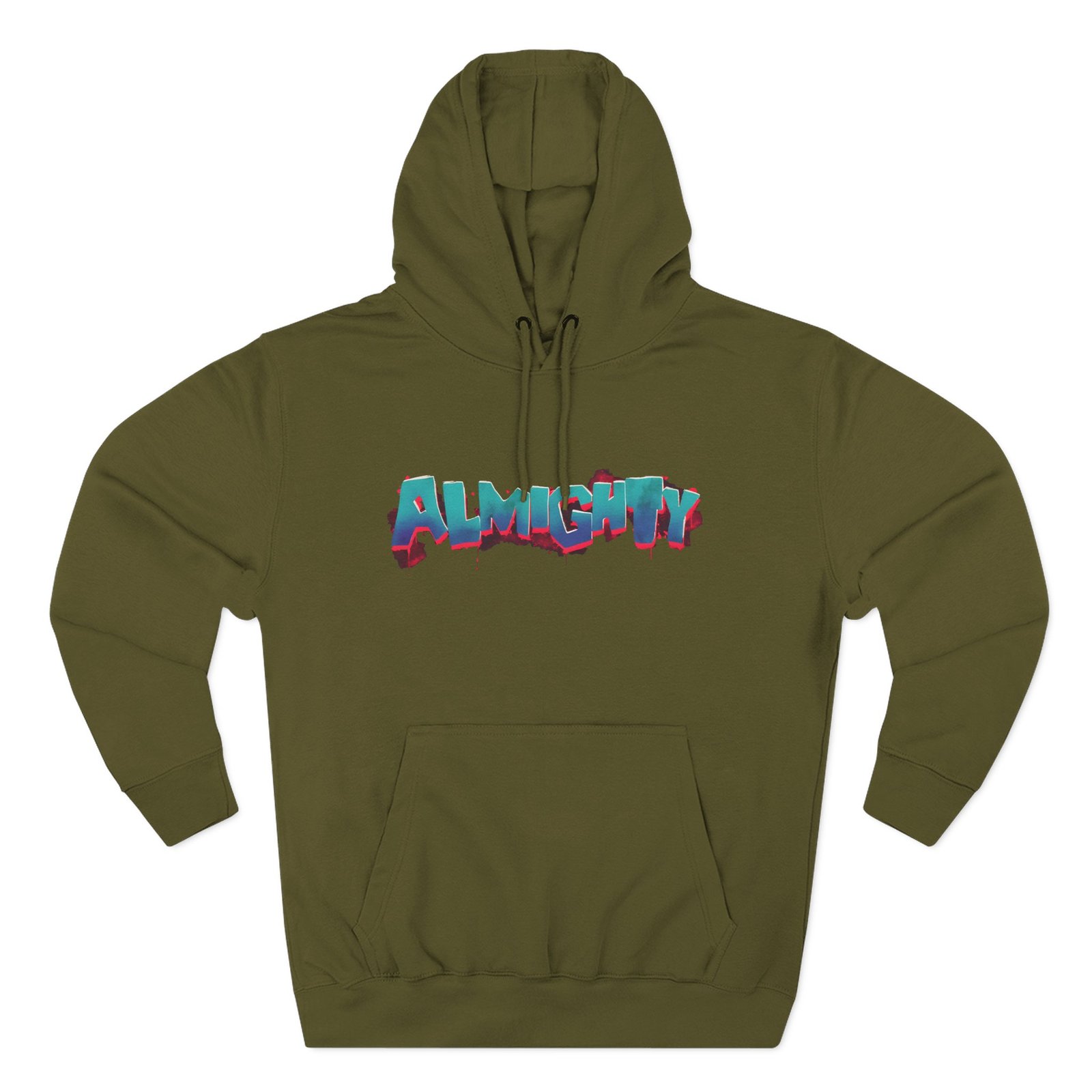 Almighty Splatter Three-Panel Fleece Hoodie