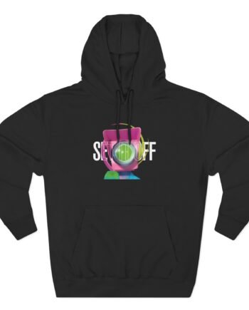 Set It Off Projector Three-Panel Fleece Hoodie