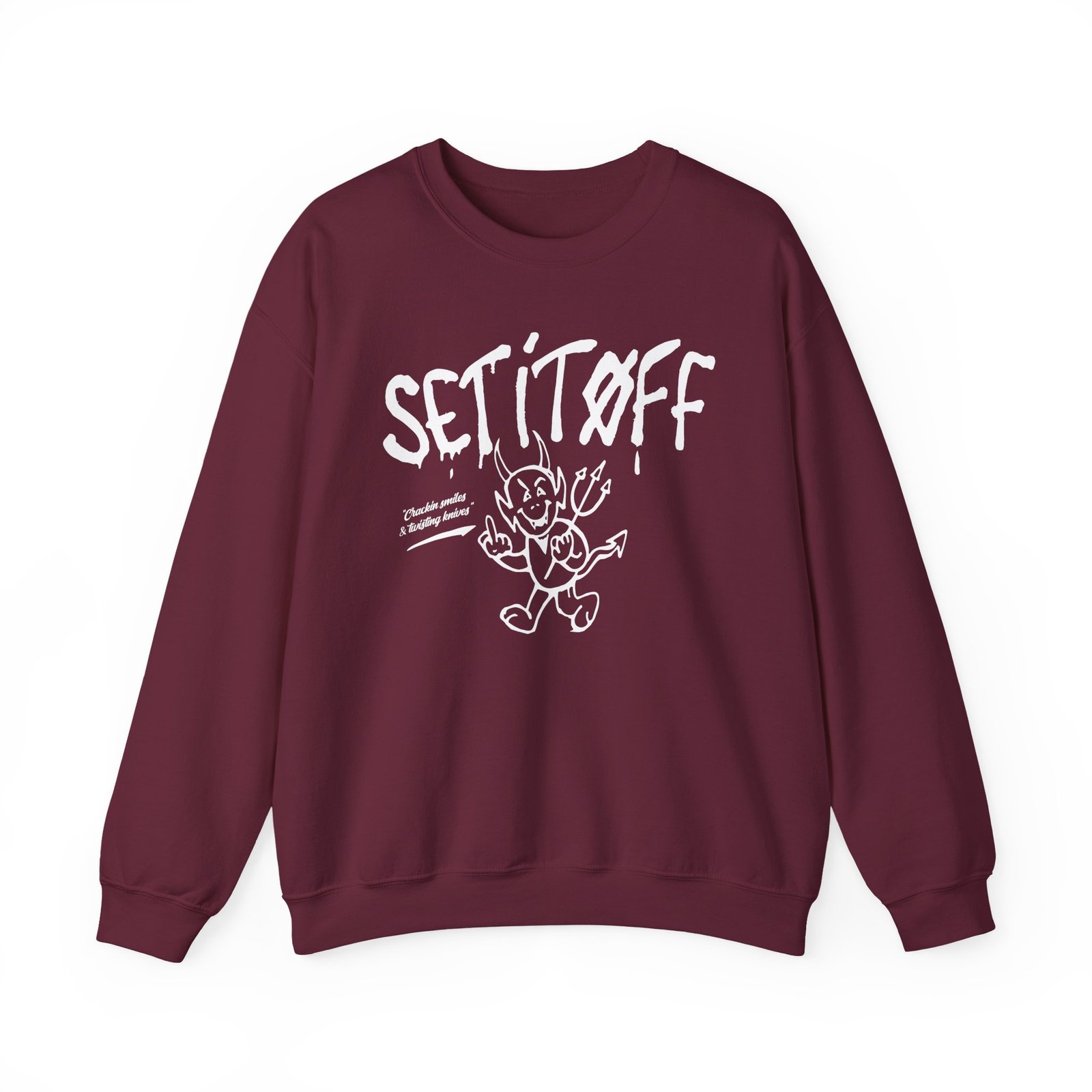 Set It Off Devil Unisex Heavy Blend™ Crewneck Sweatshirt