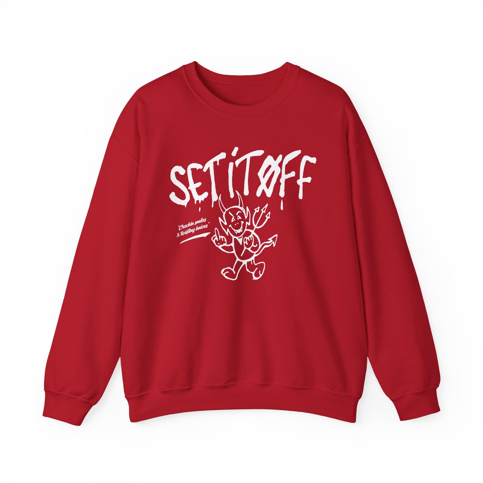Set It Off Devil Unisex Heavy Blend™ Crewneck Sweatshirt