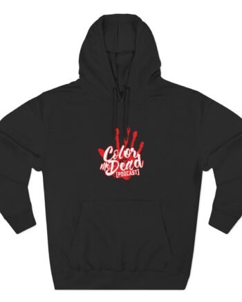 Red Handed Three-panel Fleece Hoodie