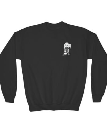 Youth Yard Act Burning Man Crewneck Sweatshirt
