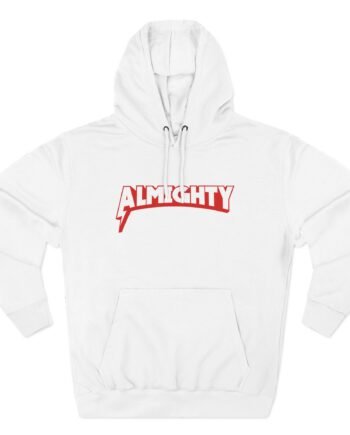 Almighty Logo Three-Panel Fleece Hoodie