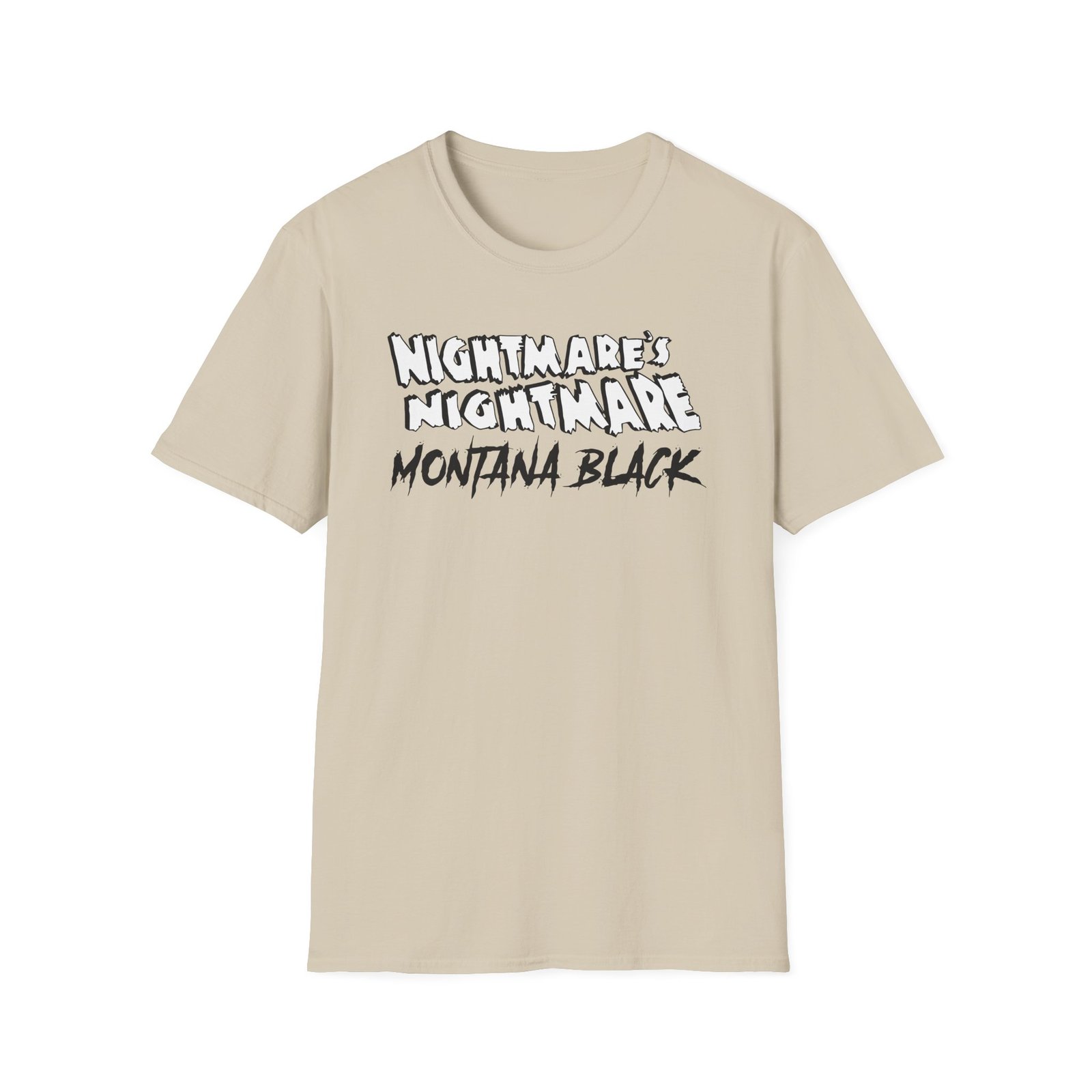 Montana Black Nightmare's Nightmare Montana Black Unisex Softstyle T-shirt
