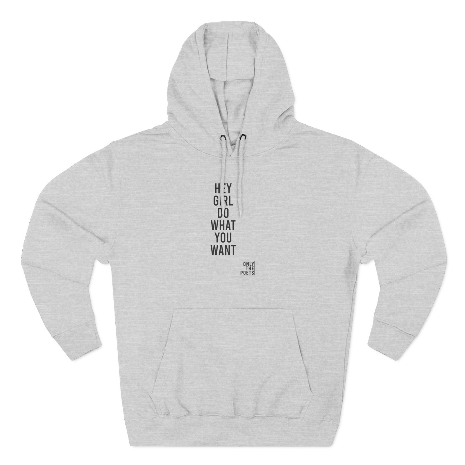 Only the Poets Three-Panel Fleece Hoodie