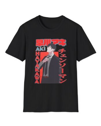 Chainsaw Man Aki Name Unisex Softstyle T-Shirt