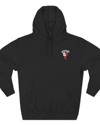 Set It Off Devil Mask Three-Panel Fleece Hoodie