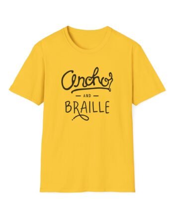 Anchor and Braille Unisex Softstyle T-Shirt