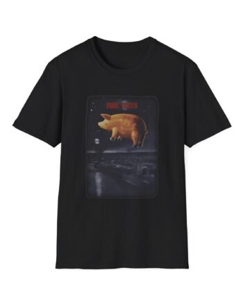 Pink Floyd Pigs Over London Unisex Softstyle T-Shirt