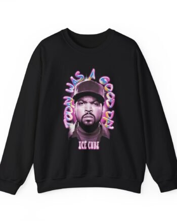 Ice Cube Airbrush Portrait Unisex Heavy Blend™ Crewneck Sweatshirt